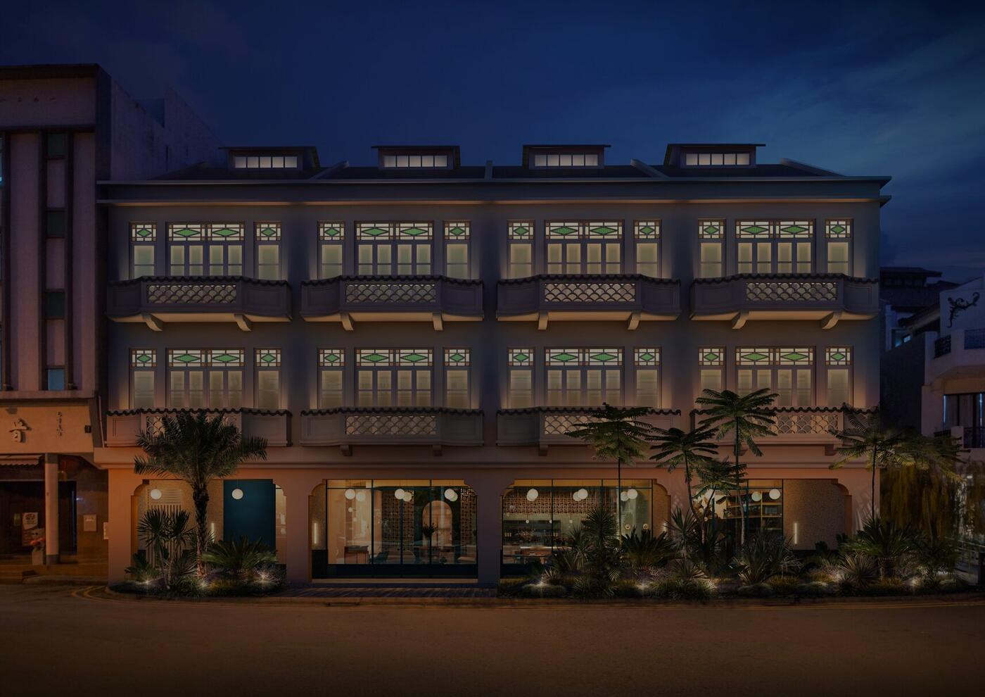 Mandala Club at dusk